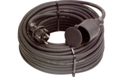 Gummi-Schutzkontakt-Verlängerungskabel 25 M