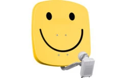 Technisat Set DigiDish 45 Sat-Antenne (Twin-LNB) Mit Digit S3 HD SAT-Receiver Smiley -Dometic Verkäufe 287846 2463002