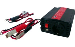 HP Spannungswandler 12 V Auf 230 V Mit Batterieklemmen Und 12 V - Stecker 300 - 600 W