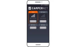 Campernet Yachtantenne WiFi / LTE Dachantenne Und Router Komplettset - Kabeldurchführung Seitlich -Dometic Verkäufe 324596 2573753