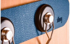 Silwy® Metall-Leiste 25 Cm Mit Ledercoating Blau -Dometic Verkäufe 336866 2618228