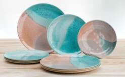 Flamefield Dunes And Sea Geschirr-Set 12 Tlg. -Dometic Verkäufe 343398 2381231