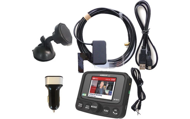 Albrecht DR56 C DAB+ Autoradio-Adapter Mit Farbdisplay 4 Albrecht DR56 C DAB+ Autoradio-Adapter Mit Farbdisplay – Bild 2