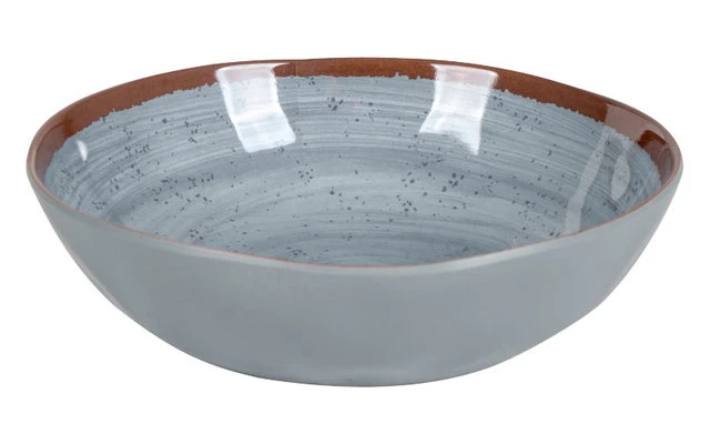 Bo-Camp Melamin Schüssel Set 4 Stück Grau / Braun 4 Bo-Camp Melamin Schüssel Set 4 Stück Grau / Braun – Bild 2