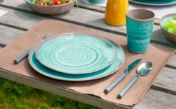 Bo-Camp Melamin Becher Set 4 Teilig Beige/braun