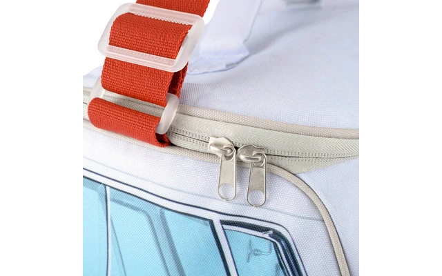 VW Collection T1 Bulli Kühltasche Rot 30 Liter 8 VW Collection T1 Bulli Kühltasche Rot 30 Liter – Bild 6