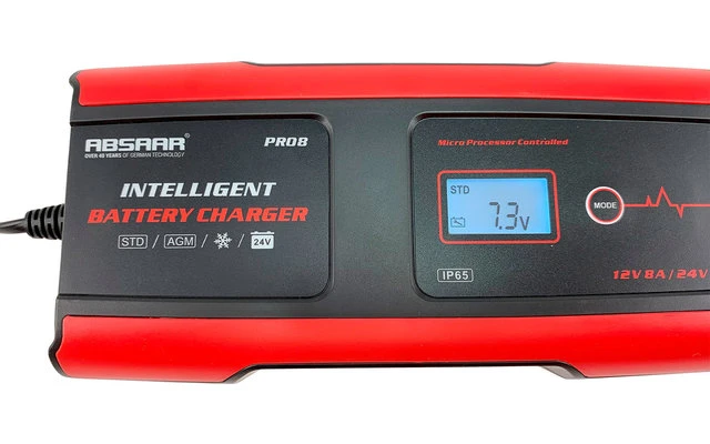 Absaar Pro8 Batterieladegerät 12 - 24 V / 8 A 4 Absaar Pro8 Batterieladegerät 12 - 24 V / 8 A – Bild 2