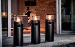 Enders Nova LED L Heizstrahler / Flammenspiel Taupe / Gold -Dometic Verkäufe 409629 2977467 2