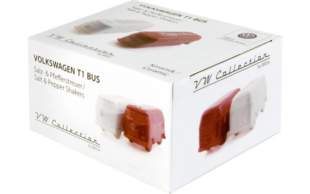 VW Collection T1 Bus Salz & Pfefferstreuer Schwarz / Weiß 7 VW Collection T1 Bus Salz & Pfefferstreuer Schwarz / Weiß – Bild 5