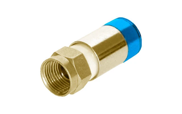 Megasat F-Kompressionsstecker 7mm Für Koaxialkabel Blau 3 Megasat F-Kompressionsstecker 7mm Für Koaxialkabel Blau
