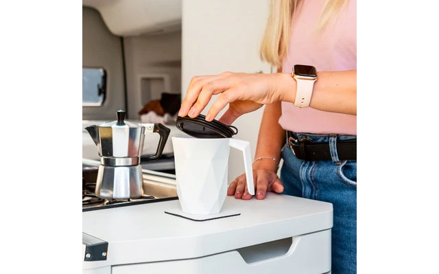 Silwy® Magnet-Coffeecup Tasse Mit Deckel Inkl. Metall Nano Gel Pad (300 Ml) 7 Silwy® Magnet-Coffeecup Tasse Mit Deckel Inkl. Metall Nano Gel Pad (300 Ml) – Bild 5