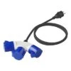 PAT Adapterkabel 150 Cm 3 X 2,5 Mm² Von Schuko Stecker Nach 3 X CEE -Dometic Verkäufe 442254 3407615