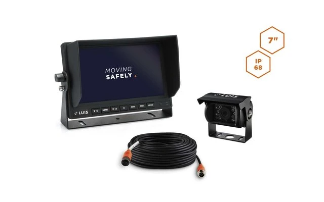 LUIS Basic Rückfahrsystem Inkl. 7" Monitor 12 - 24 V Schwarz 3 LUIS Basic Rückfahrsystem Inkl. 7" Monitor 12 - 24 V Schwarz