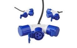 PAT Adapterkabel 150 Cm 3 X 2,5 Mm² Von Schuko Stecker Nach 3 X CEE -Dometic Verkäufe 446654 3407639