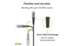 Goobay DAT Micro USB Auf USB-A Textilkabel 0,5 M -Dometic Verkäufe 446960 3309663