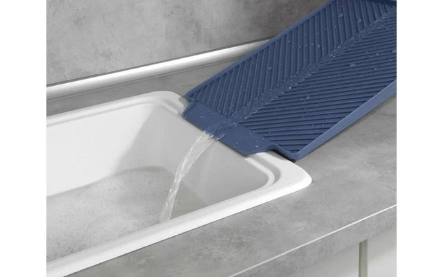 Wenko Linea Abtropfmatte 40 X 30 X 3 Cm Blau 5 Wenko Linea Abtropfmatte 40 X 30 X 3 Cm Blau – Bild 3