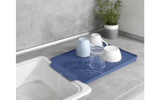 Wenko Linea Abtropfmatte 40 X 30 X 3 Cm Blau 7 Wenko Linea Abtropfmatte 40 X 30 X 3 Cm Blau – Bild 5