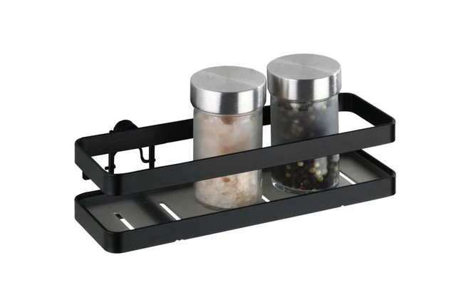 Wenko Gewürzregal Gala Schwarz 4 Wenko Gewürzregal Gala Schwarz – Bild 2