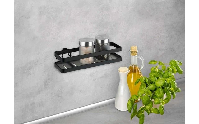 Wenko Gewürzregal Gala Schwarz 5 Wenko Gewürzregal Gala Schwarz – Bild 3