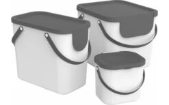 Rotho Albula Recycling Müllsystem 25 Liter Weiß -Dometic Verkäufe 489477 3317696 4