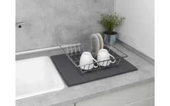 Wenko Mikrofaser Abtropfmatte Miko Grau -Dometic Verkäufe 492416 3504791 1