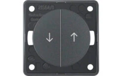Berker Integro Jalousie-Serientaster Mit Aufdruck Symbol Pfeile Chrom Matt Lackiert