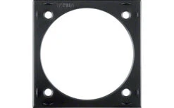 Berker Integro Aufbau-Distanzring Schwarz Glänzend