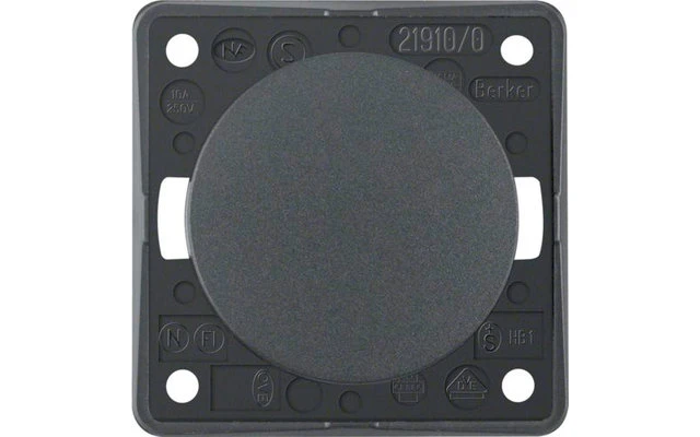 Berker Integro Taster Schließer Mit Schraubklemmen Anthrazit Matt 7 Berker Integro Taster Schließer Mit Schraubklemmen Anthrazit Matt – Bild 5