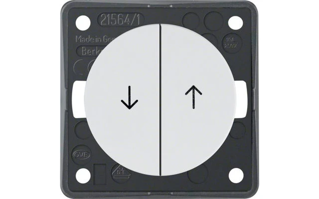 Berker Integro Jalousie-Serientaster Mit Aufdruck Symbol Pfeile Schwarz Glänzend 8 Berker Integro Jalousie-Serientaster Mit Aufdruck Symbol Pfeile Schwarz Glänzend – Bild 6