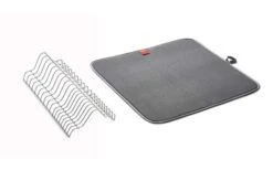 Metaltex Dry-Tex 2-in-1 Abtropfgestell Mit Microfasermatte Silber -Dometic Verkäufe 497336 3367484