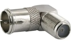 Schwaiger F-Quick Winkeladapter Silber