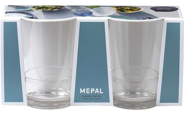 Mepal Flow Kunststoffglas 2er Set 200 Ml 3 Mepal Flow Kunststoffglas 2er Set 200 Ml
