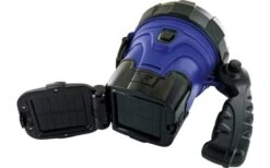 Schwaiger LED Arbeitsstrahler Mit Abnehmbarer Solarstation Blau / Schwarz -Dometic Verkäufe 517674 3372123