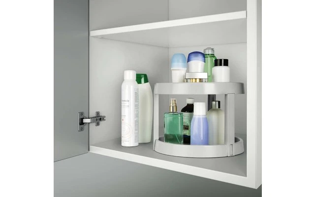 Metaltex Giro 2 Drehregal/ Küchenrondell 2- Etg. 28 X 21 Grau 3 Metaltex Giro 2 Drehregal/ Küchenrondell 2- Etg. 28 X 21 Grau