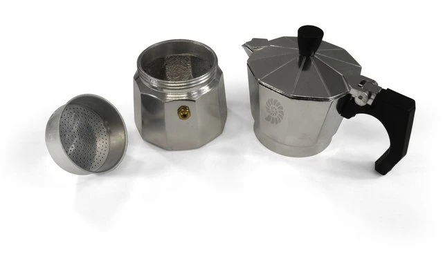 Origin Outdoors Espressokocher Bellanapoli 9 Tassen Alu Natur 7 Origin Outdoors Espressokocher Bellanapoli 9 Tassen Alu Natur – Bild 5