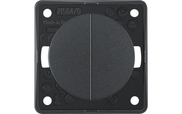 Berker Integro Serientaster 2 Schließer Mit Gemeinsamer Eingangsklemme Edelstahl Matt Lackiert 9 Berker Integro Serientaster 2 Schließer Mit Gemeinsamer Eingangsklemme Edelstahl Matt Lackiert – Bild 7