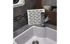 Pufz Schwedisches Geschirrtuch Wohnwagen Retro Grau -Dometic Verkäufe 552865 3623236 4