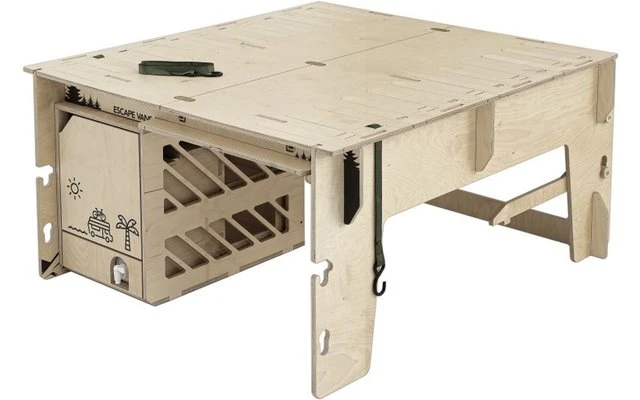 Escape Vans Eco Box Plus L Bett / Klapptisch Box 4 Escape Vans Eco Box Plus L Bett / Klapptisch Box – Bild 2