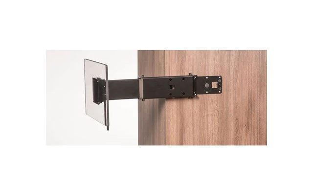 Caratec Flex CFW305S TV Wandhalter 3 Drehpunkten Schwarz 6 Caratec Flex CFW305S TV Wandhalter 3 Drehpunkten Schwarz – Bild 4