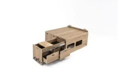 Escape Vans Tour Box XL Klapptisch / Bett / Schublade Box VW Caravelle / Multivan / Transporter T6 / T6.1 Oak -Dometic Verkäufe 556993 3657323