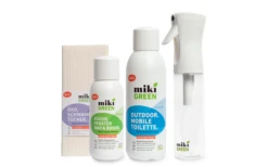 MikiGREEN Probierpaket Mit Toilettenreiniger, Küchenreiniger, Sprühflasche Und Schwammtücher-Set 4-teilig