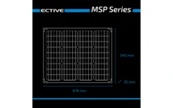 Ective MSP 70s Black Monokristallines Solarmodul -Dometic Verkäufe 588651 4277131