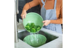 Koziol Sieb Palsby Abtropfsieb Nature Leaf Green -Dometic Verkäufe 590459 4297379 1