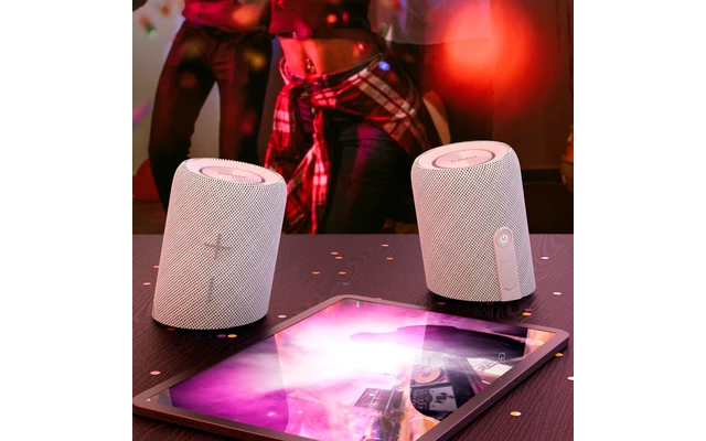 Hama Bluetooth Lautsprecher Twin 2.0 Wasserdicht 20 W Schwarz 8 Hama Bluetooth Lautsprecher Twin 2.0 Wasserdicht 20 W Schwarz – Bild 6