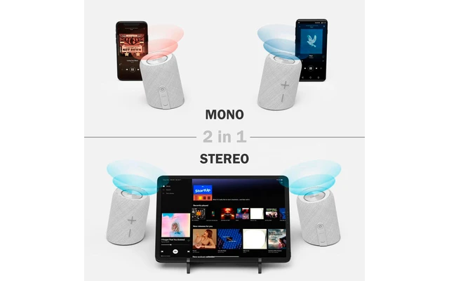 Hama Bluetooth Lautsprecher Twin 2.0 Wasserdicht 20 W Schwarz 9 Hama Bluetooth Lautsprecher Twin 2.0 Wasserdicht 20 W Schwarz – Bild 7