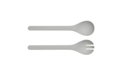 Bioloco Plant Salat Servers Salatbesteck Grau