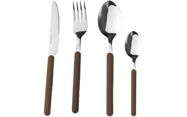 Brunner Delice Besteckset 16 Teilig Braun 5 Brunner Delice Besteckset 16 Teilig Braun – Bild 3