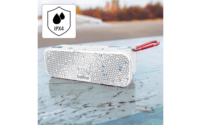 Hama PowerBrick 2.0 Bluetooth Lautsprecher 8 W Weiß 6 Hama PowerBrick 2.0 Bluetooth Lautsprecher 8 W Weiß – Bild 4