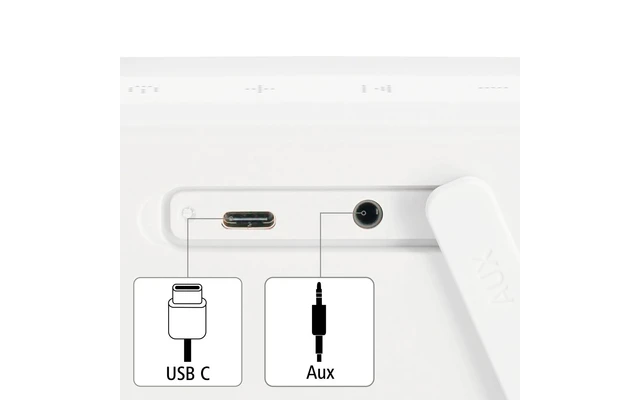 Hama PowerBrick 2.0 Bluetooth Lautsprecher 8 W Weiß 9 Hama PowerBrick 2.0 Bluetooth Lautsprecher 8 W Weiß – Bild 7