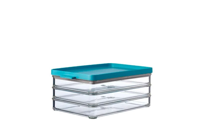 Mepal Omnia Kühlschrankdose Aufschnitt 3-lagig 1,5 Liter Black 3 Mepal Omnia Kühlschrankdose Aufschnitt 3-lagig 1,5 Liter Black